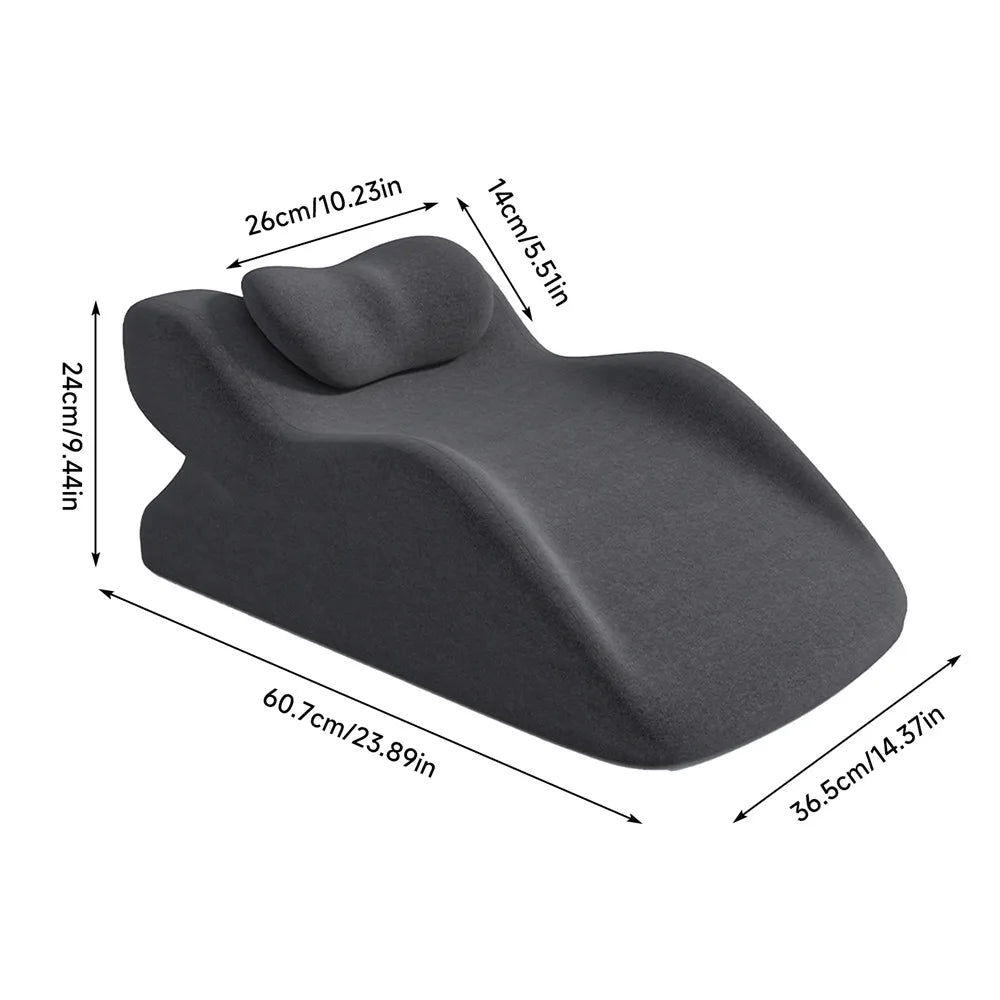 Coussin cale-dos en mousse à mémoire de forme, pour lire au lit