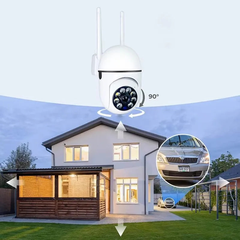 Caméra de surveillance WiFi motorisée 360° avec zoom 4×