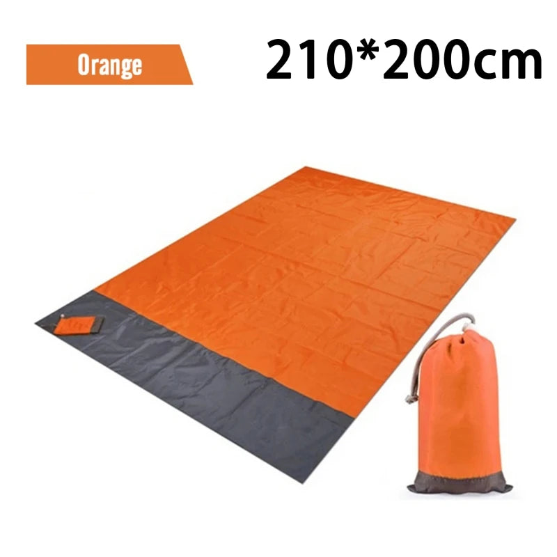 Tapis de plage XL imperméable, pliable, pour pique-nique, plage et camping