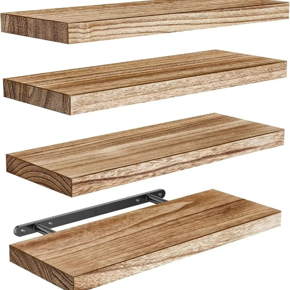 Étagère murale flottante en bois