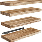 Étagère murale flottante en bois