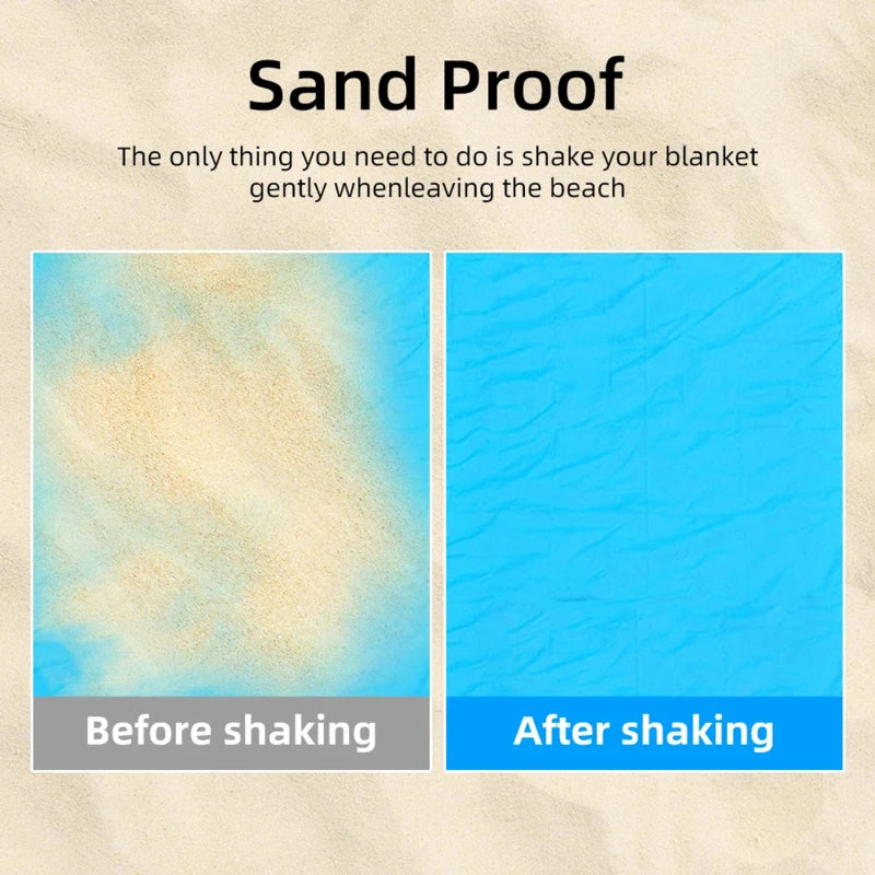 Tapis de plage XL imperméable, vue 3