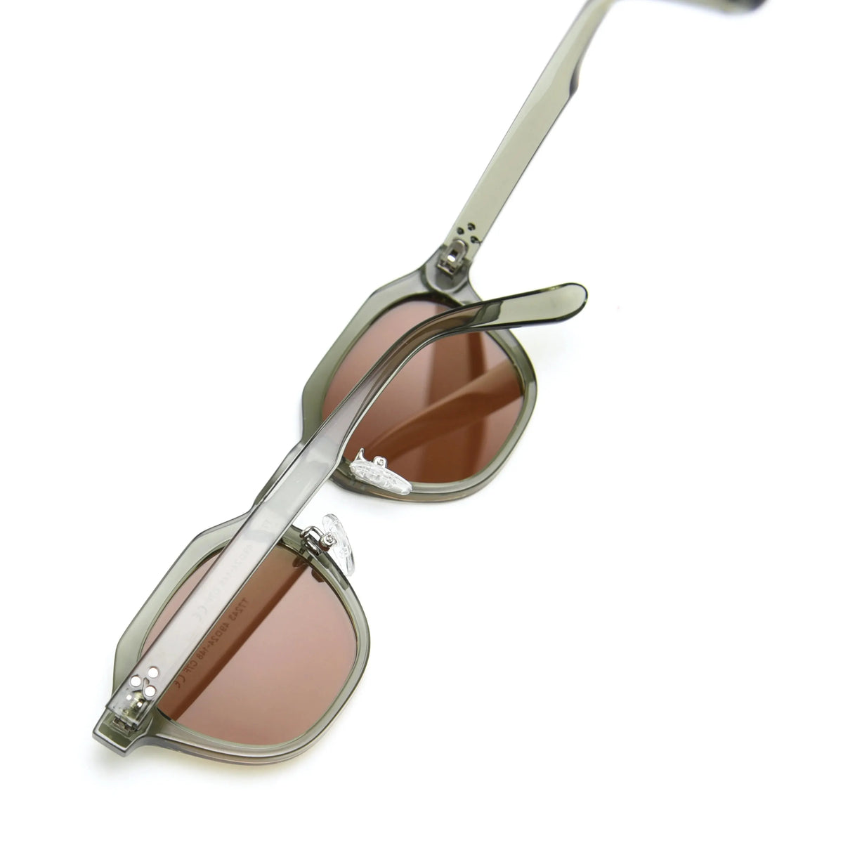 Lunettes de soleil polarisées carrées, monture épaisse