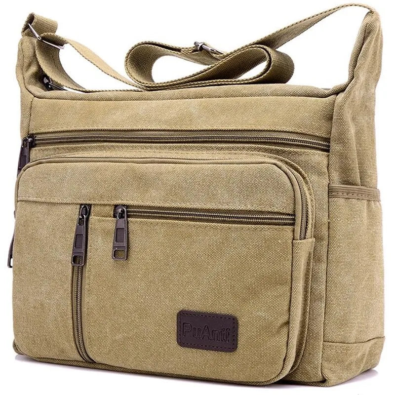 Sac bandoulière en toile pour homme