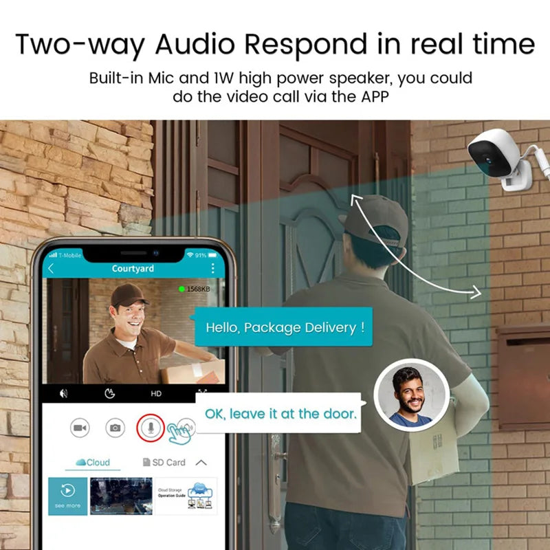 Caméra de fenêtre WiFi : surveille l'extérieur depuis l'intérieur