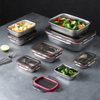 Boîte bento en acier inoxydable 304, vue 2