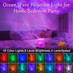 Projecteur aurore et vagues 16 couleurs, vue 2