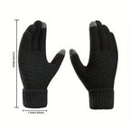 Gants tricotés à écran tactile, vue 2