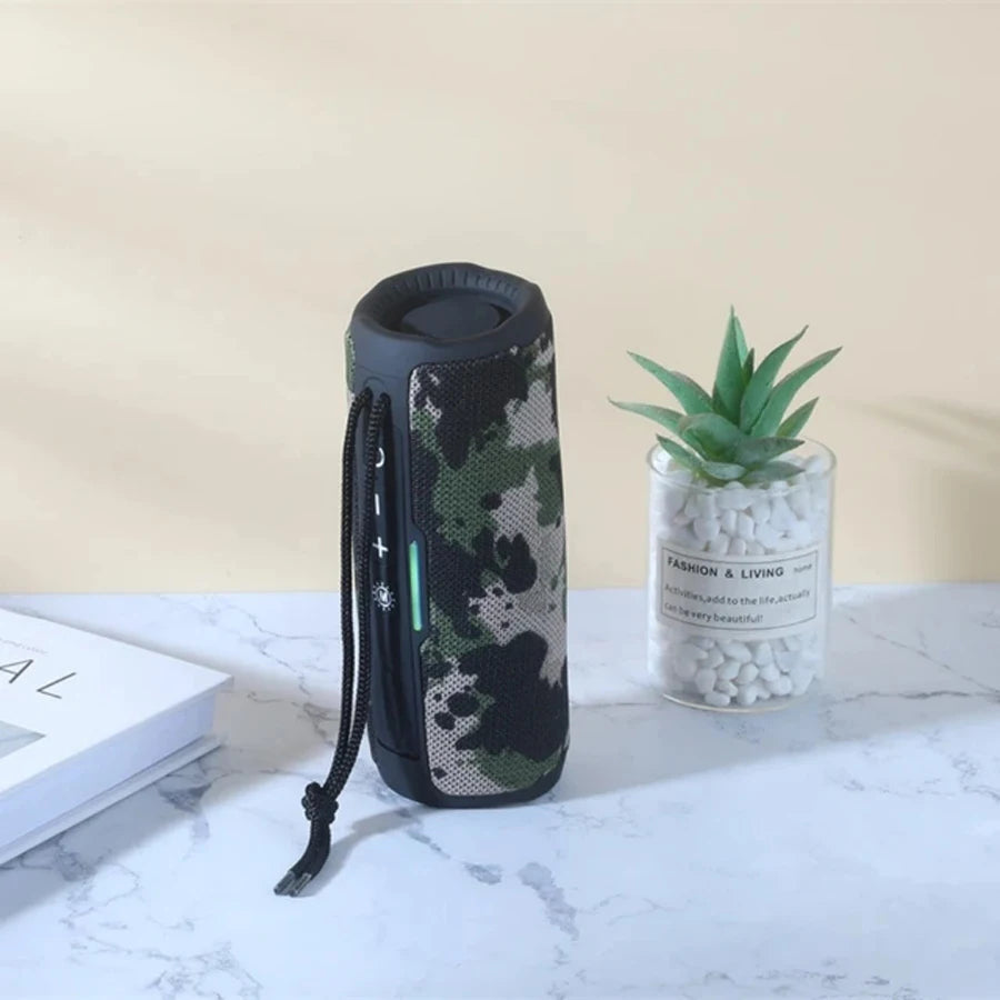 Enceinte Bluetooth portable, son stéréo et basses
