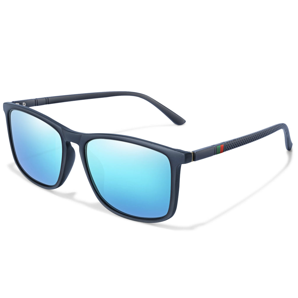 Luxury Square Vintage Polarized Windproof Cycling Sunglasses UV400 Male Eyewear Men Women Fashion Travel Driving Fishing Glasses