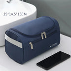 Trousse de toilette suspendue, grande contenance, toile ou simili cuir