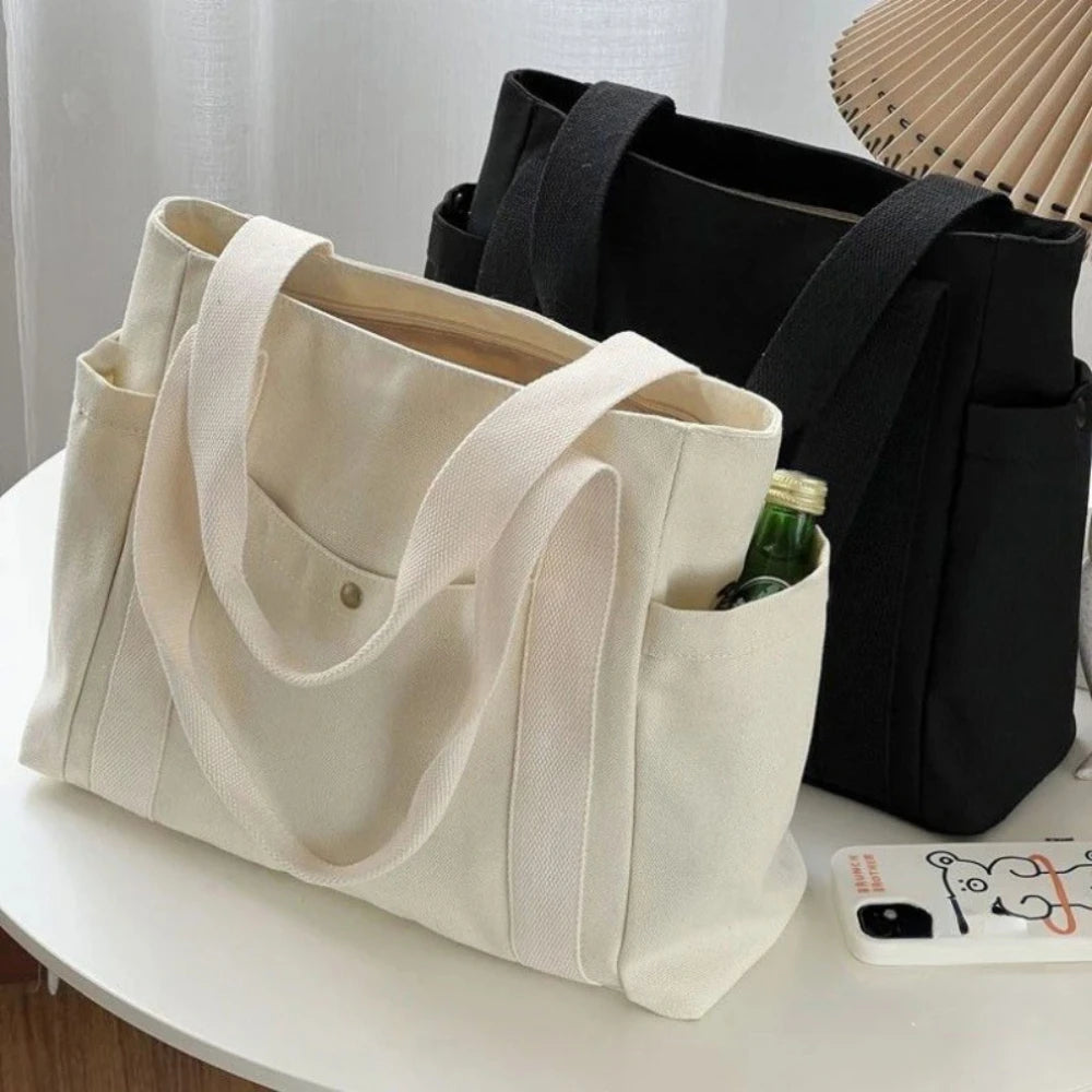 Tote bag en toile grande capacité, vue 2