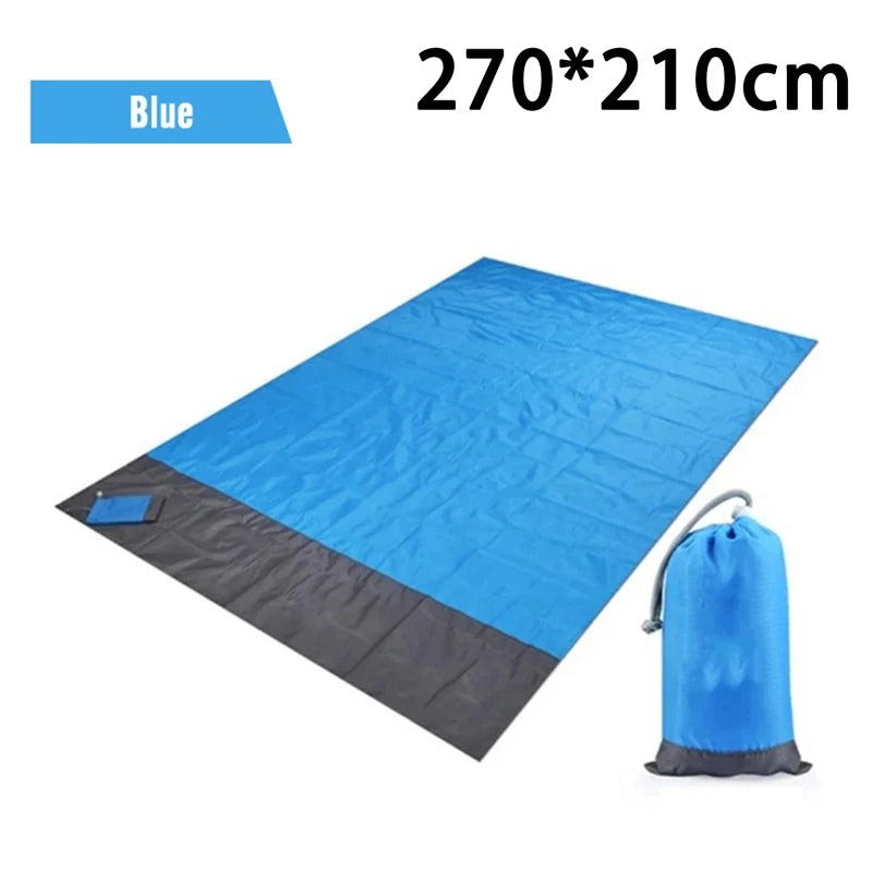 Tapis de plage XL imperméable, pliable, pour pique-nique, plage et camping