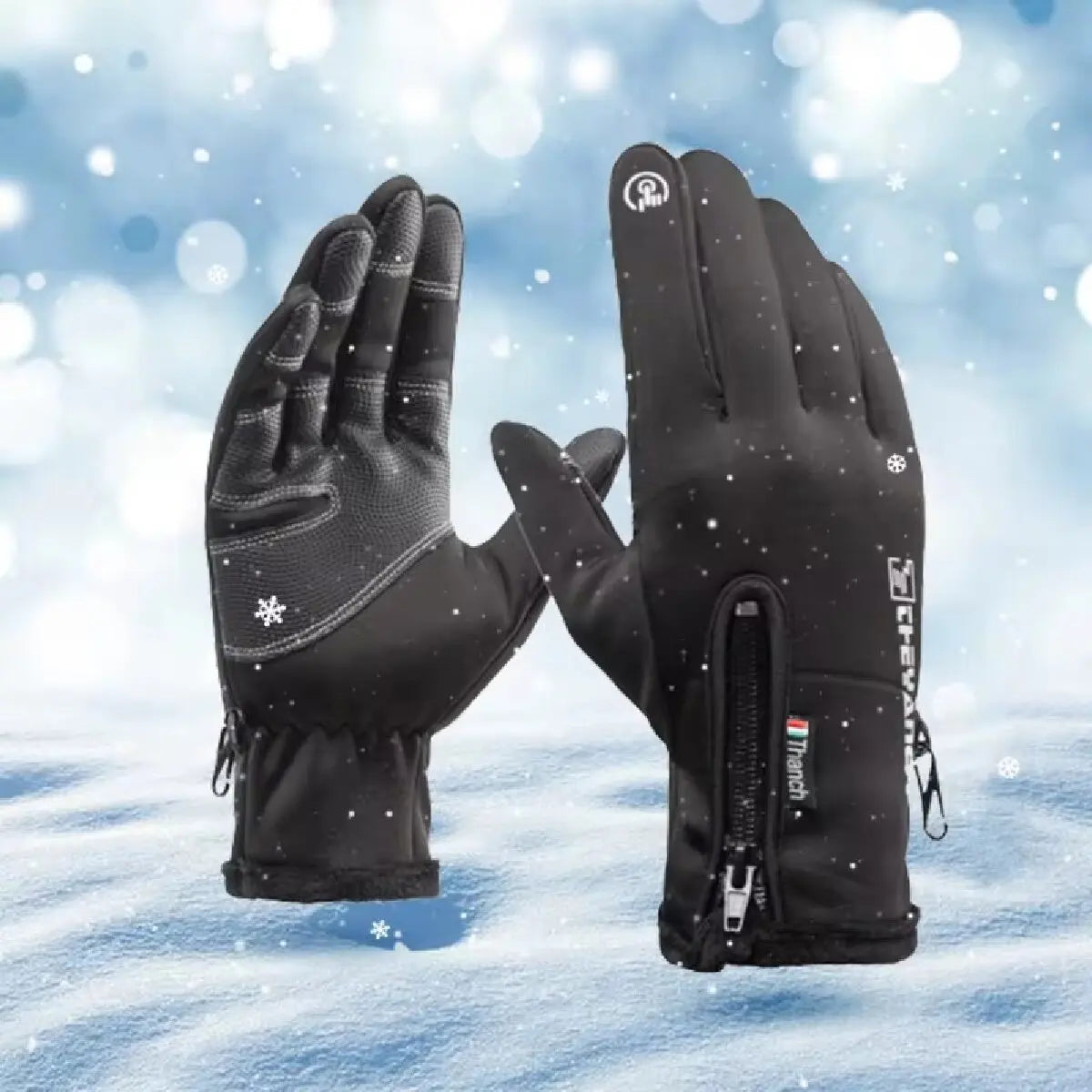 Gants d'hiver thermiques à écran tactile, vue 2