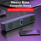 Barre de son compacte pour PC et TV, Bluetooth