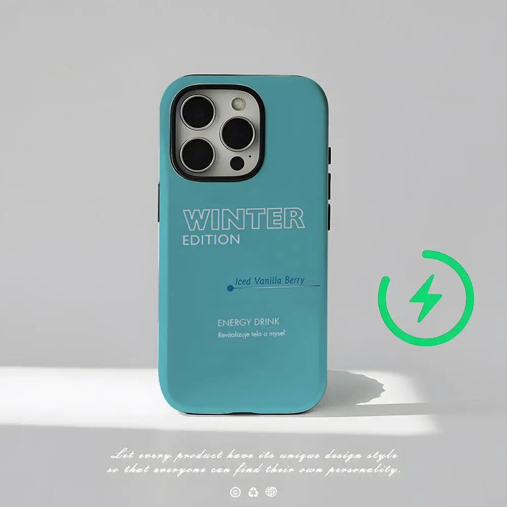 Fashion Red Logo B-BullS Phone Case Magnetic For IPhone 16 15 14 13 12 11 Pro Max X XR XSMax 7 8 Plus Glossy Film Hard PC Cover