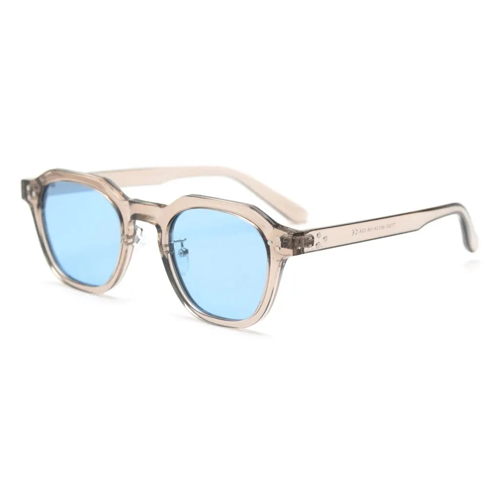 Lunettes de soleil polarisées carrées, monture épaisse