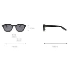 Lunettes de soleil polarisées carrées, vue 2