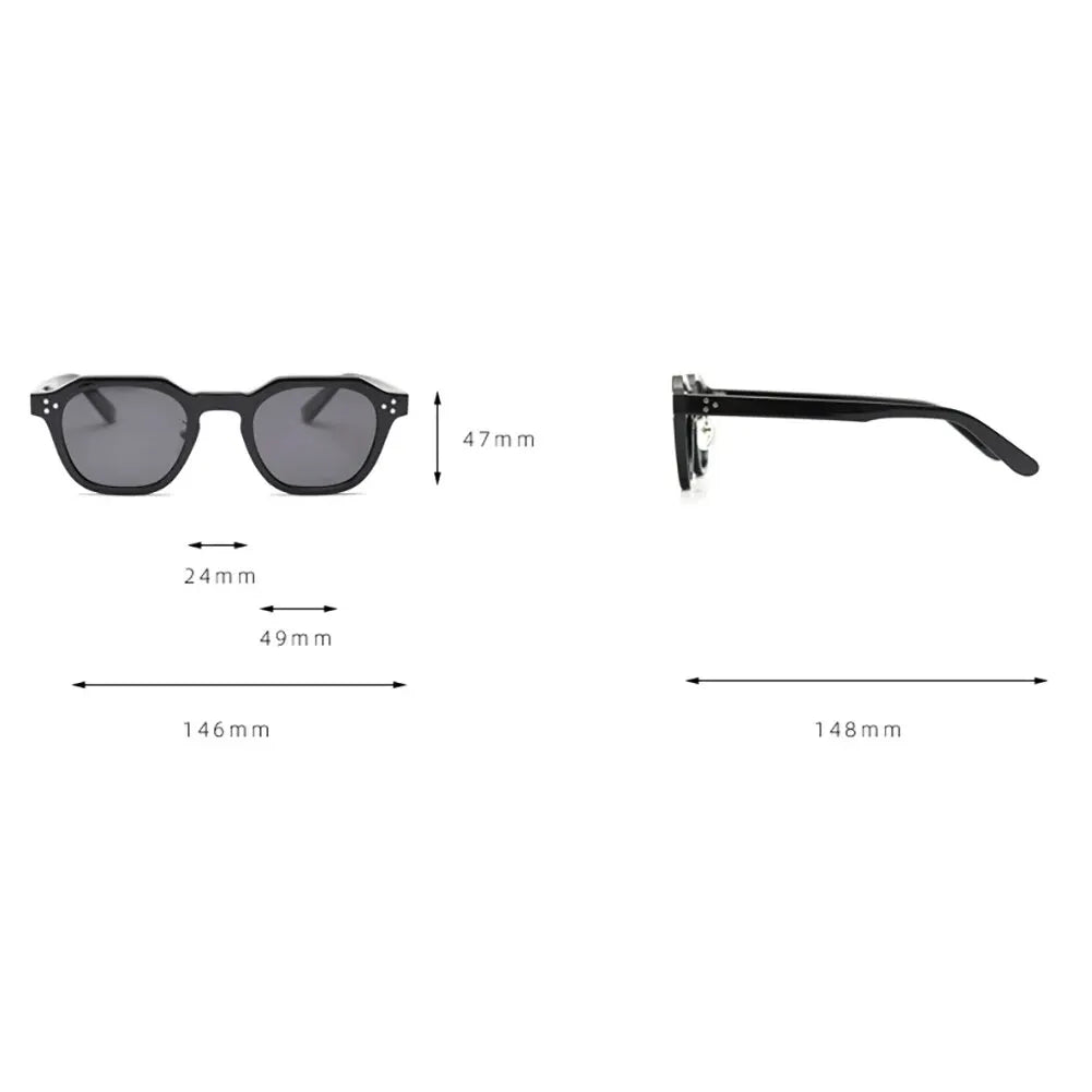 Lunettes de soleil polarisées carrées, vue 2