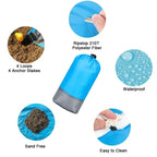 Tapis de plage XL imperméable, pliable, pour pique-nique, plage et camping