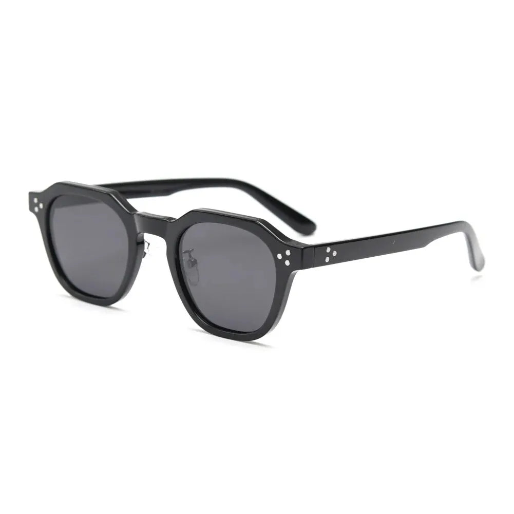 Lunettes de soleil polarisées carrées, monture épaisse