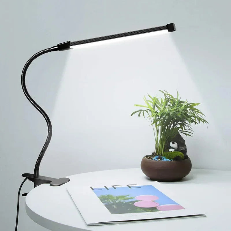 Lampe de bureau LED à pince