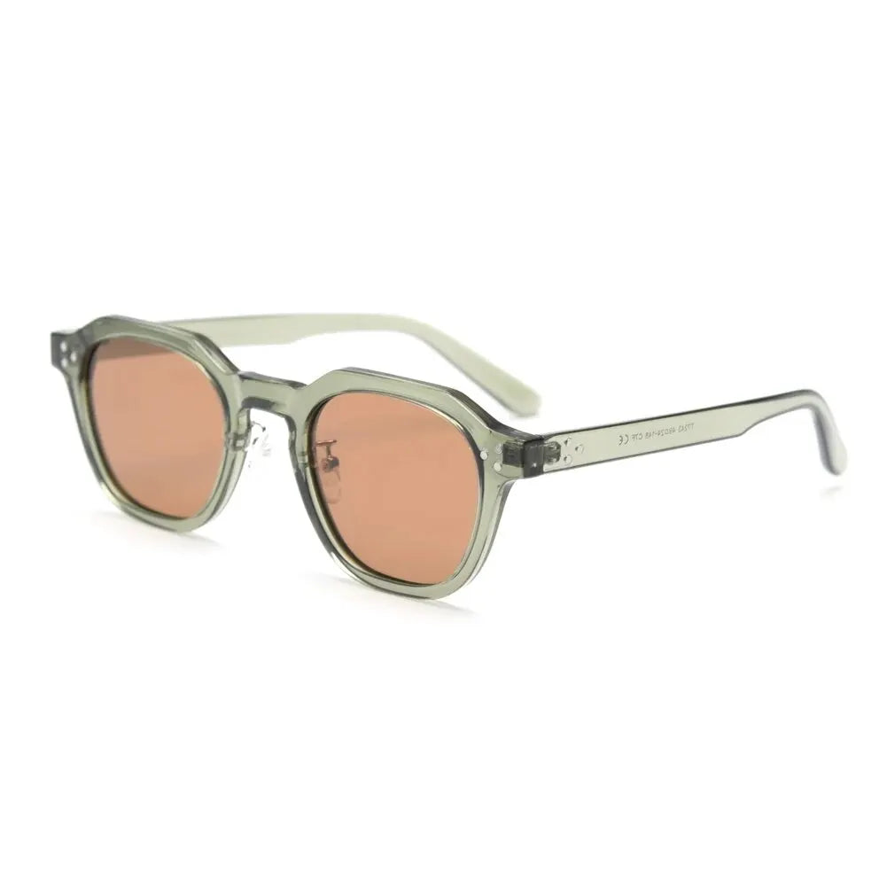 Lunettes de soleil polarisées carrées, monture épaisse