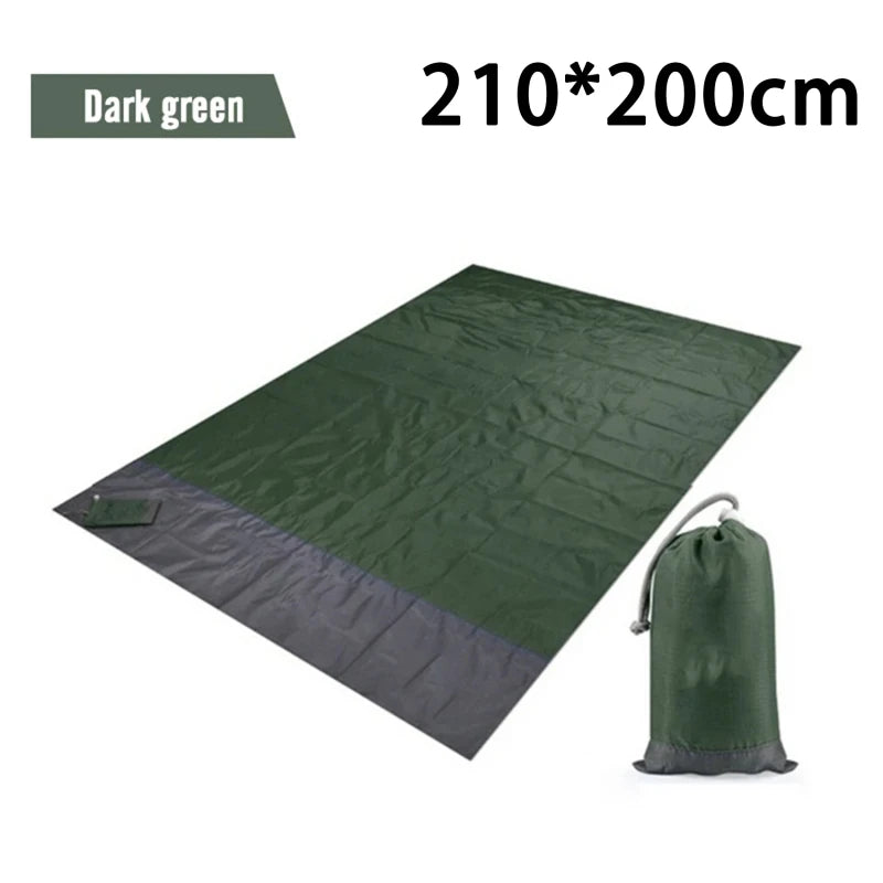 Tapis de plage XL imperméable, pliable, pour pique-nique, plage et camping