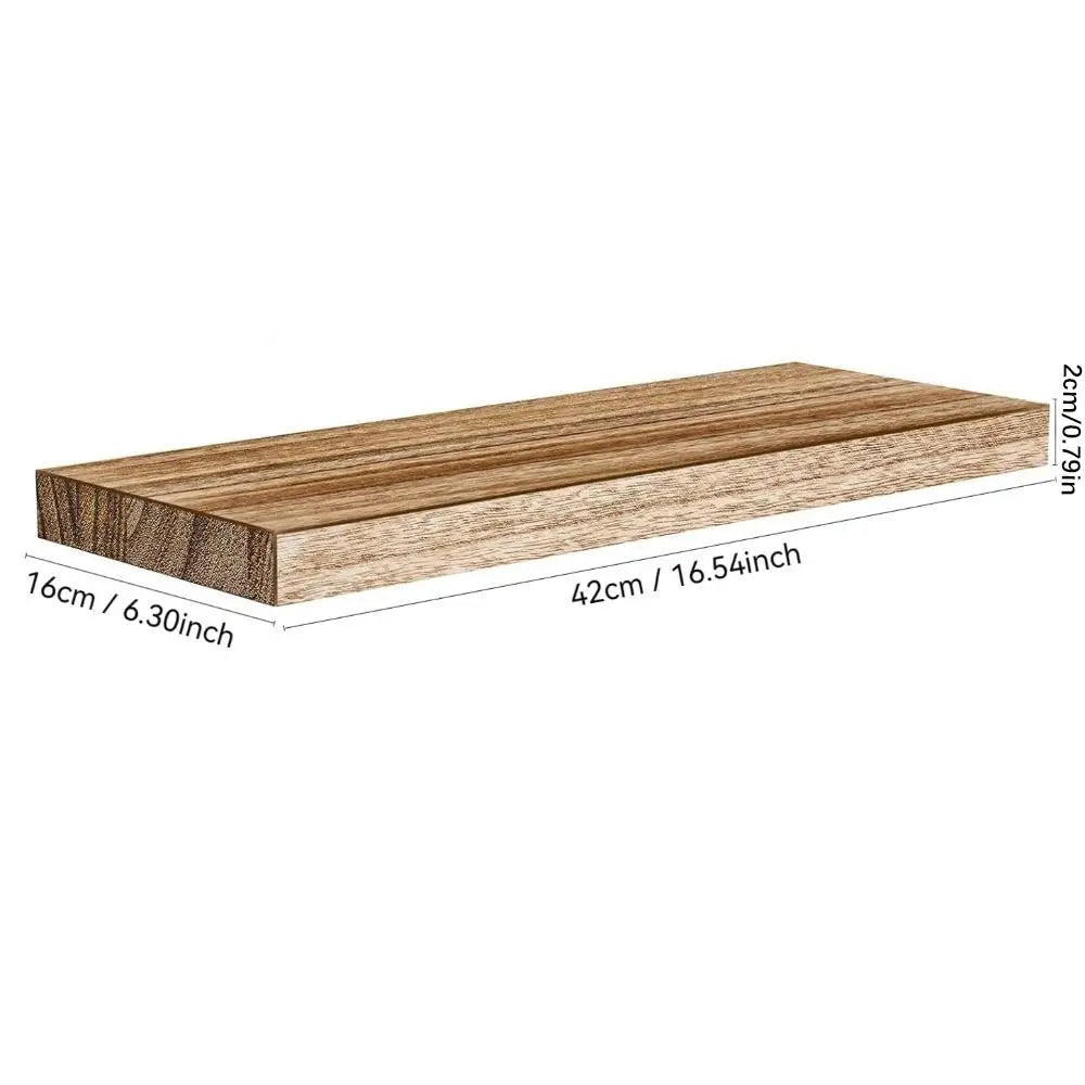 Étagère murale flottante en bois, 42 cm