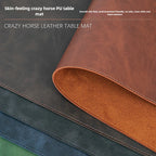Tapis de bureau en cuir PU
