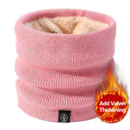 Tour de cou polaire doublé peluche, chaud et doux