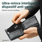 Traceur Bluetooth ultra-fin pour portefeuille, compatible Localiser (iPhone)