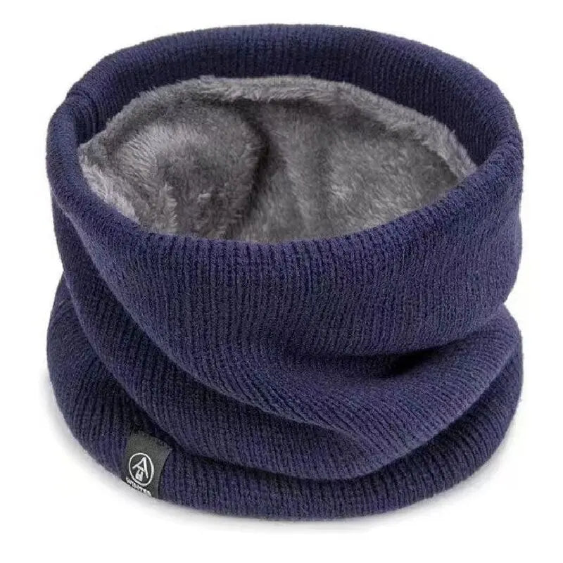 Tour de cou polaire doublé peluche, chaud et doux
