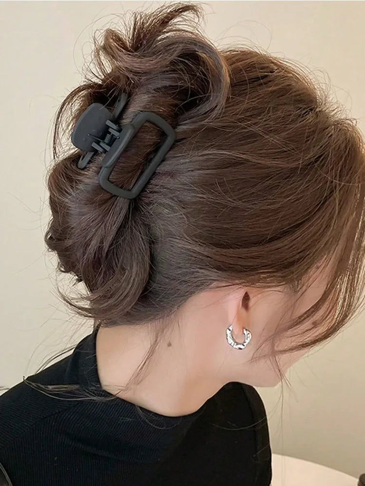 Lot de 4 pinces à cheveux carrées, légères et élégantes