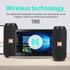 Enceinte Bluetooth portable, son stéréo et basses