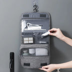 Sac de toilette suspendu en tissu Oxford, vue 1