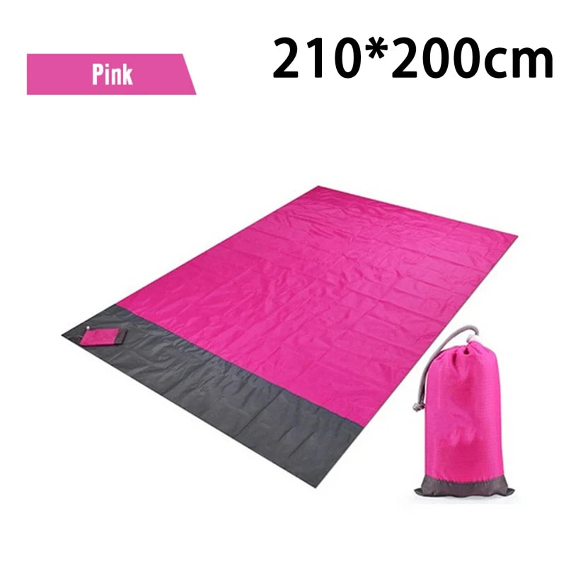 Tapis de plage XL imperméable, pliable, pour pique-nique, plage et camping