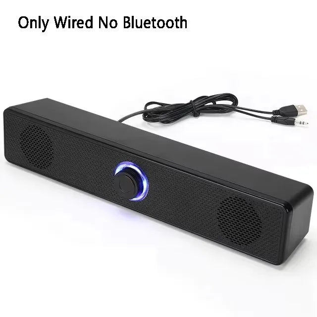 Barre de son compacte pour PC et TV, Bluetooth