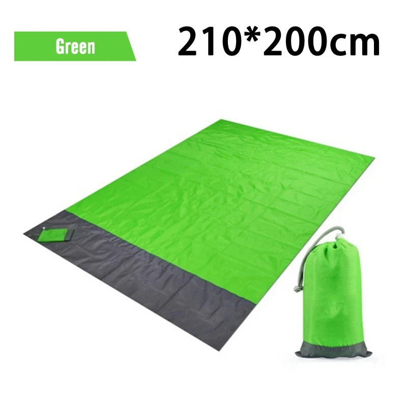 Tapis de plage XL imperméable, pliable, pour pique-nique, plage et camping