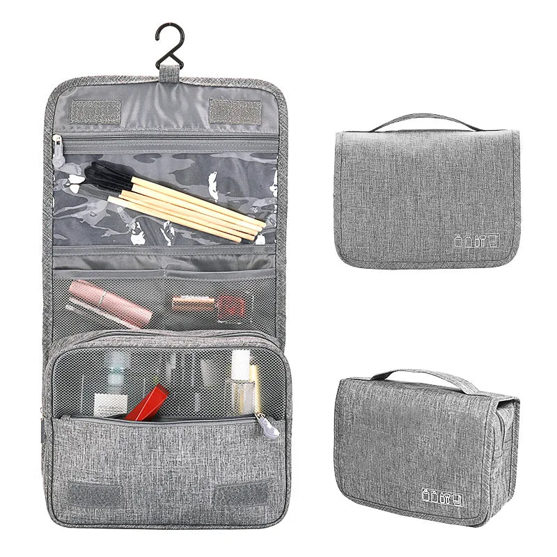 Sac de toilette suspendu en tissu Oxford, vue 2