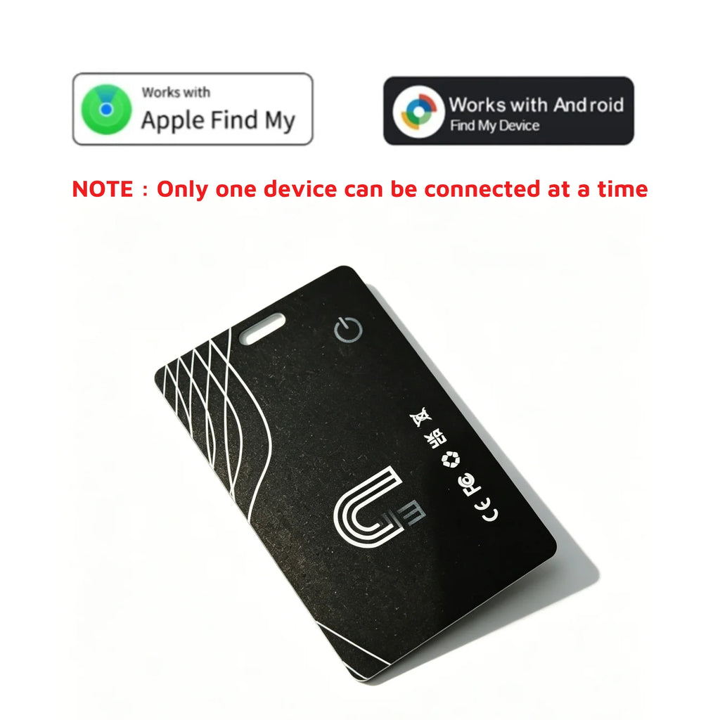 Traceur Bluetooth ultra-fin pour portefeuille, compatible Localiser (iPhone)