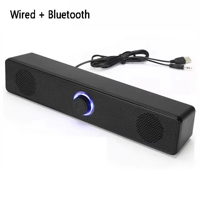 Barre de son compacte pour PC et TV, Bluetooth