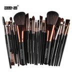 Set de 22 pinceaux de maquillage avec pochette