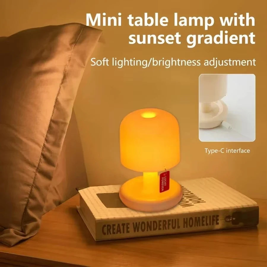 Lampe coucher de soleil tactile, projection sur le mur